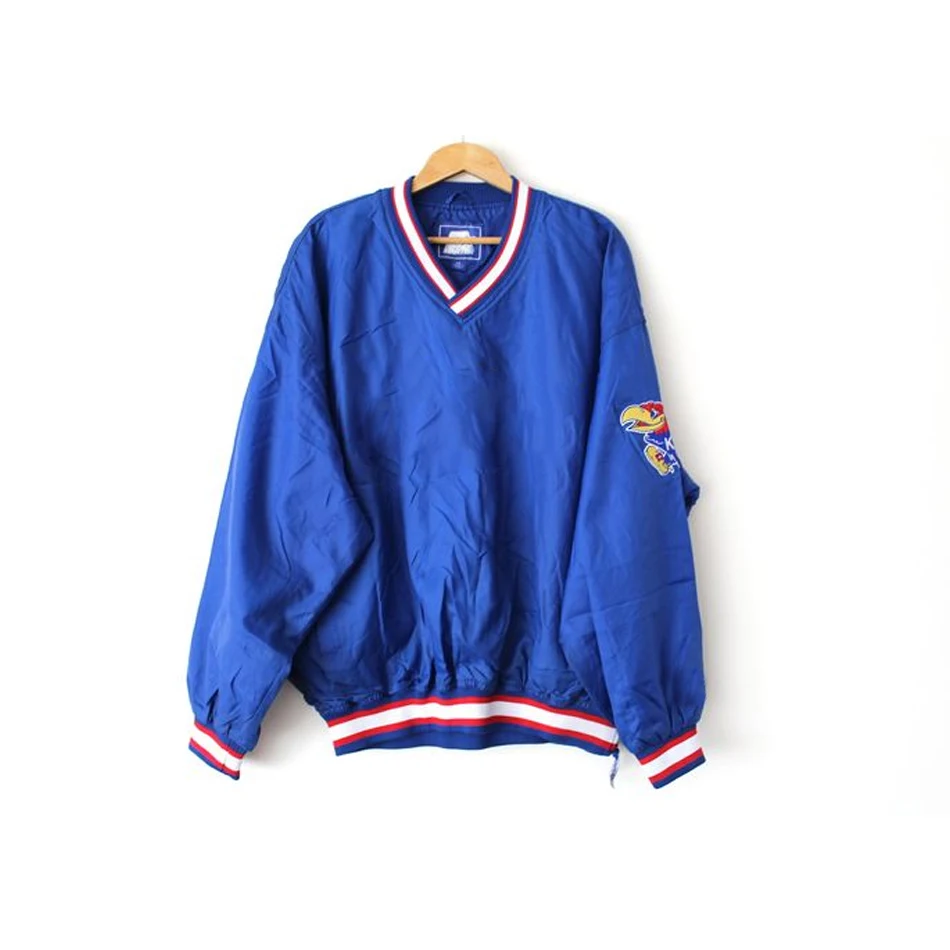 Outdoor high quality Breathable pullover stater jacket manufacturer design custom logo men starter jacket