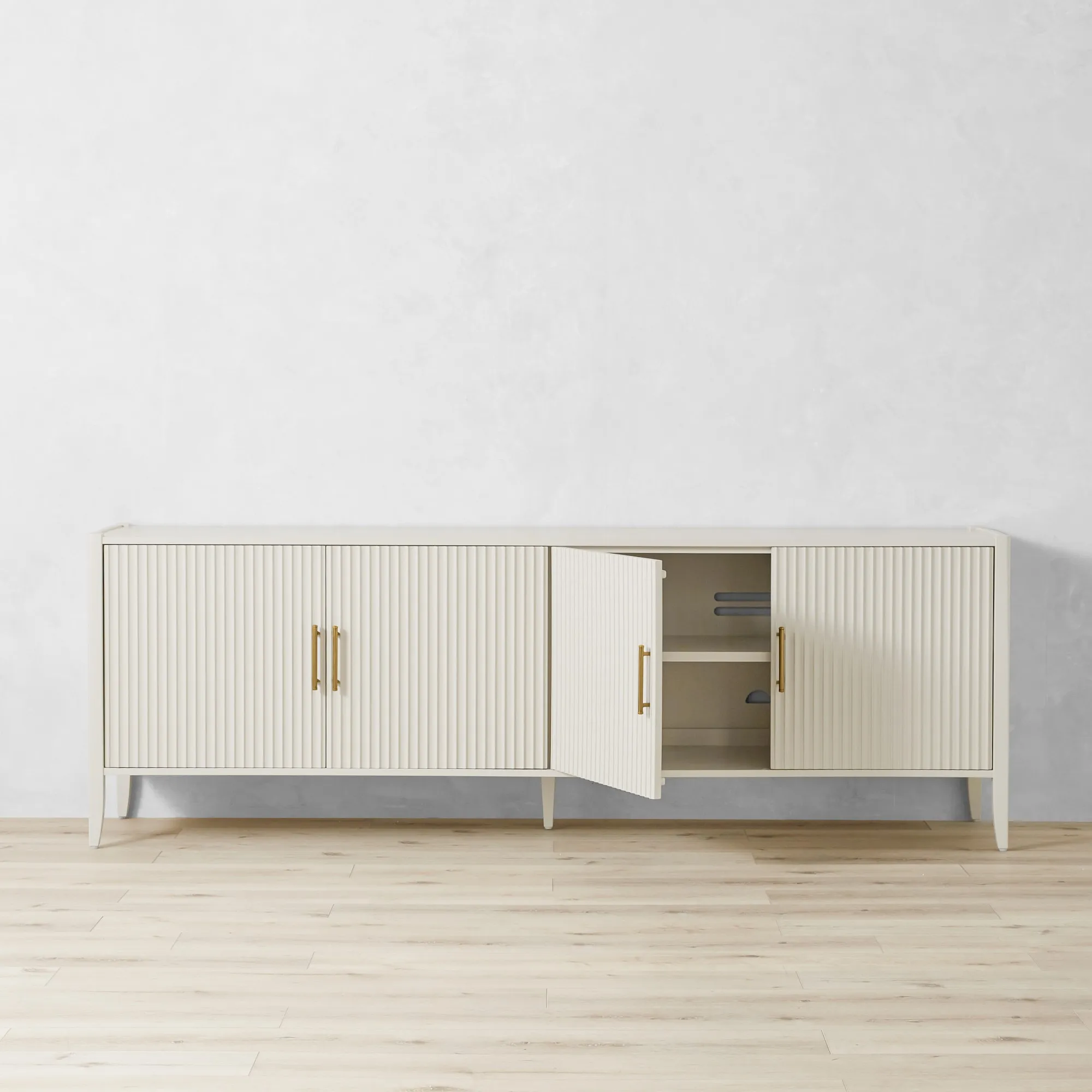 Exclusive Design High Quality Console Table Wooden Material White Painted Color Luxury Style for Home and Hotel Console Table