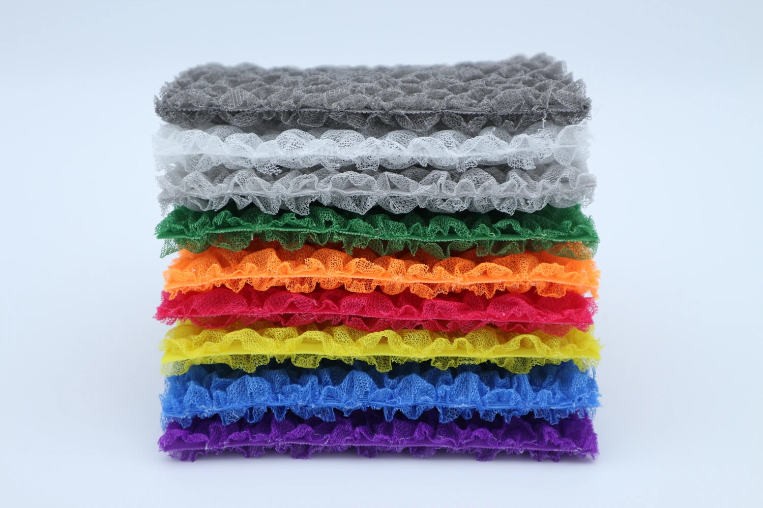 Crimp scrubbing cloths Korean made rich bubble no chemical glue Best No Scratch Kitchen Scrubber Crimp Scrubbing Cloth