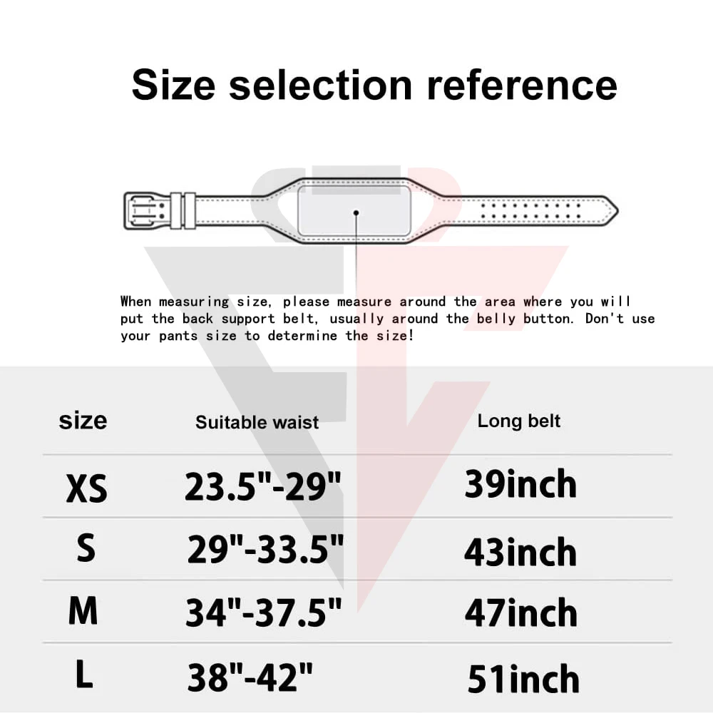 Leather Weight Lifting Belt for Men Women, Powerlifting Weightlifting Squat Deadlifts Gym Belt with 4.5 Padded