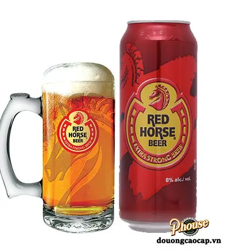 Best_Seller San Miguel Red Horse Beer ALC 8% 500ml