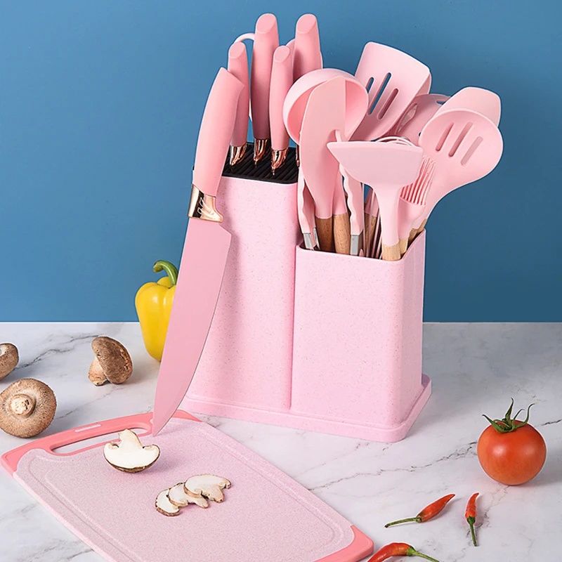 Wooden Kitchen Utensils Set Kitchen Cooking Tools Accessories for Cooking Pots 2022