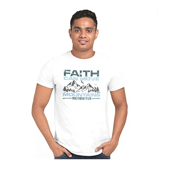 Trending Attractive Pure Cotton Knitted Customizable Shark Printed Short Sleeve Crew Neck White Colour Sustainable Mens Tees