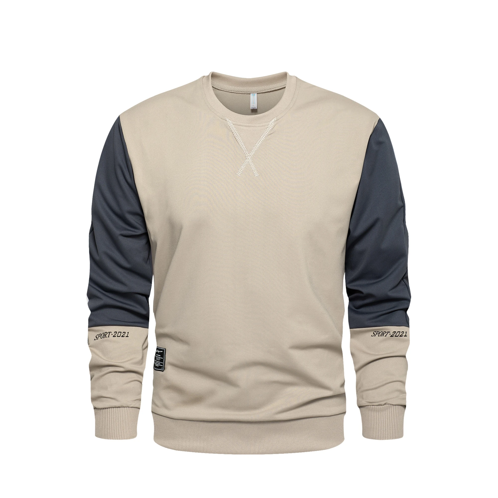OEM Wholesale Blank Heavyweight 100% Cotton Custom Logo Crewneck Oversized Sweatshirt For Men