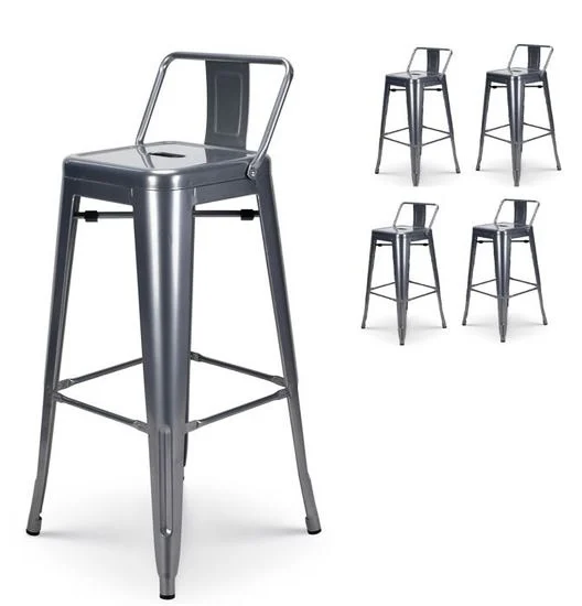 Vietnam Manufacturer Modern Design bar stool cafe bistro metal chair bar with footrest high quality