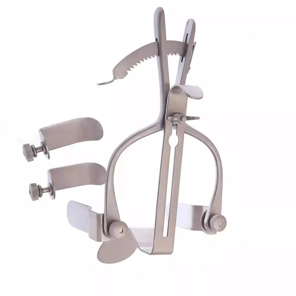 Центровой ретропический Ретрактор простатектомии с храповым механизмом две пары вращающихся боковых лезвий урологический по заводской цене