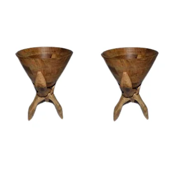 Top Selling Wooden cobra stand On Sale with soapstone bowl Brand New incense resin charcoal burner Favorite Item