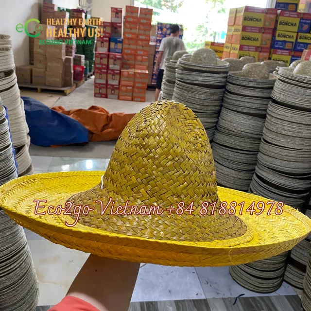 NATURAL STRAW SUMMER WOMEN HAT/STRAW WITH CUSTOM LOGO/STRAW HAT FOR MEN FROM ECOGO VIETNAM