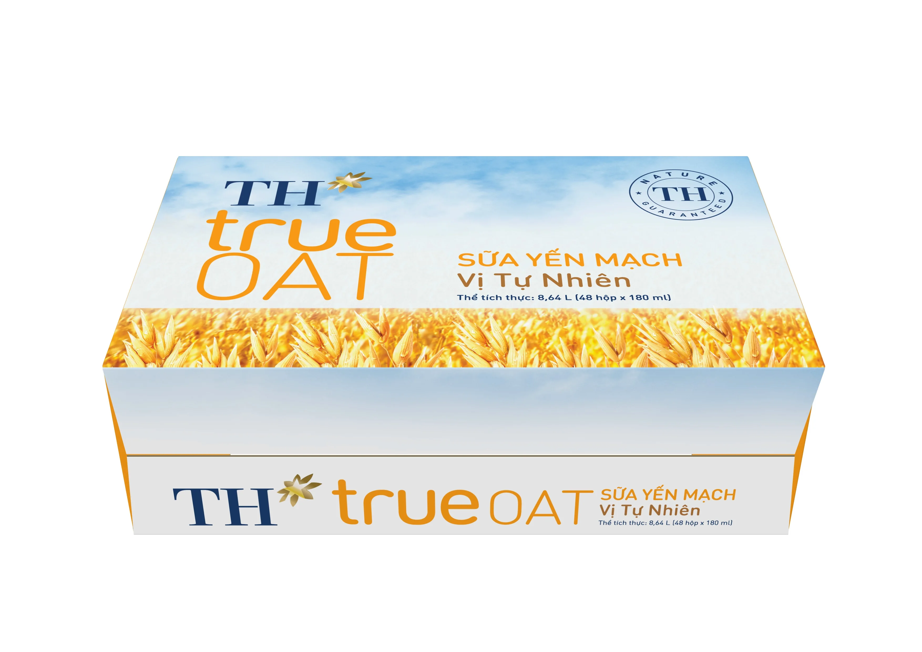 TH true OAT Natural Plain Oatmilk 180ml Natural Sweetness Soluble Fibre Bulk Blended Organic Grain Oat Milk