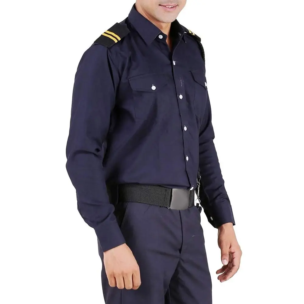 Best Sale Factory Made Breathable Security Uniforms Top Quality Long Sleeve Shirt And Trouser Sets For Security