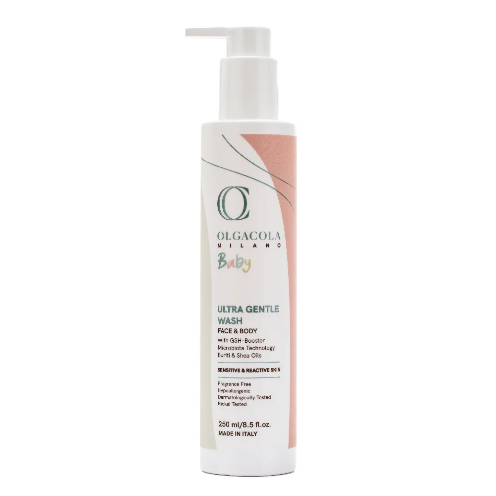 Top Italian quality Organic Vegan Natural Hypoallergenic Ultra Gentle 3 in 1 Face Body Intimate Wash for Baby sensitive skin