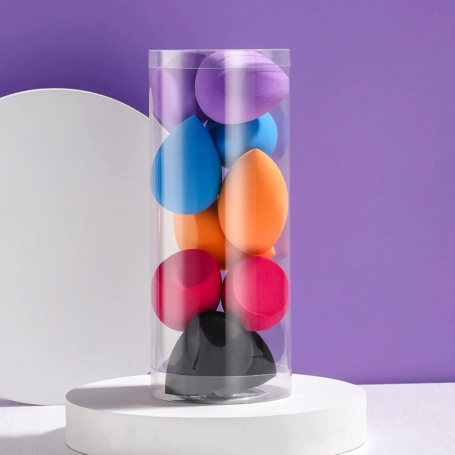 New Arrivals Cosmetic Powder Puff In Private Label Egg Shaped Best Sellers Teardrop Makeup Sponge