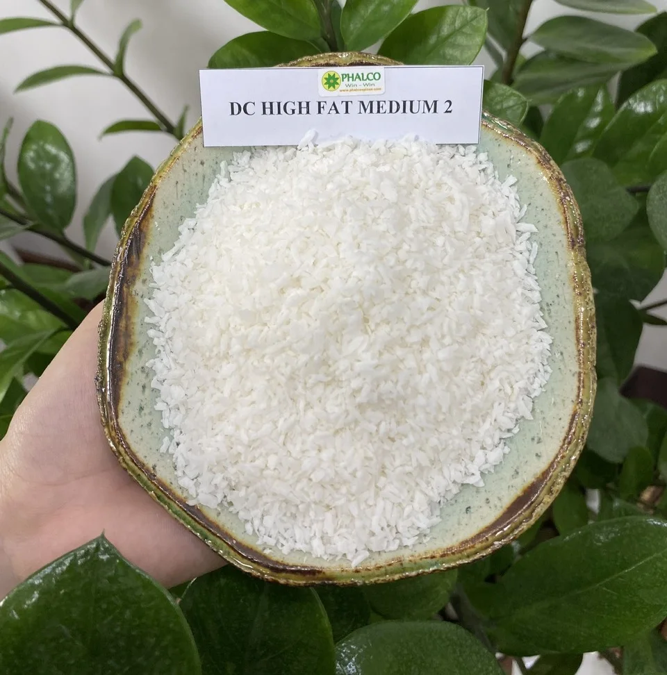 Highest Fat Fine Desiccated Fresh Coconut Powder Buy at Lowest Price with Fat content 60-65% - Whatsapp: +84 869981238