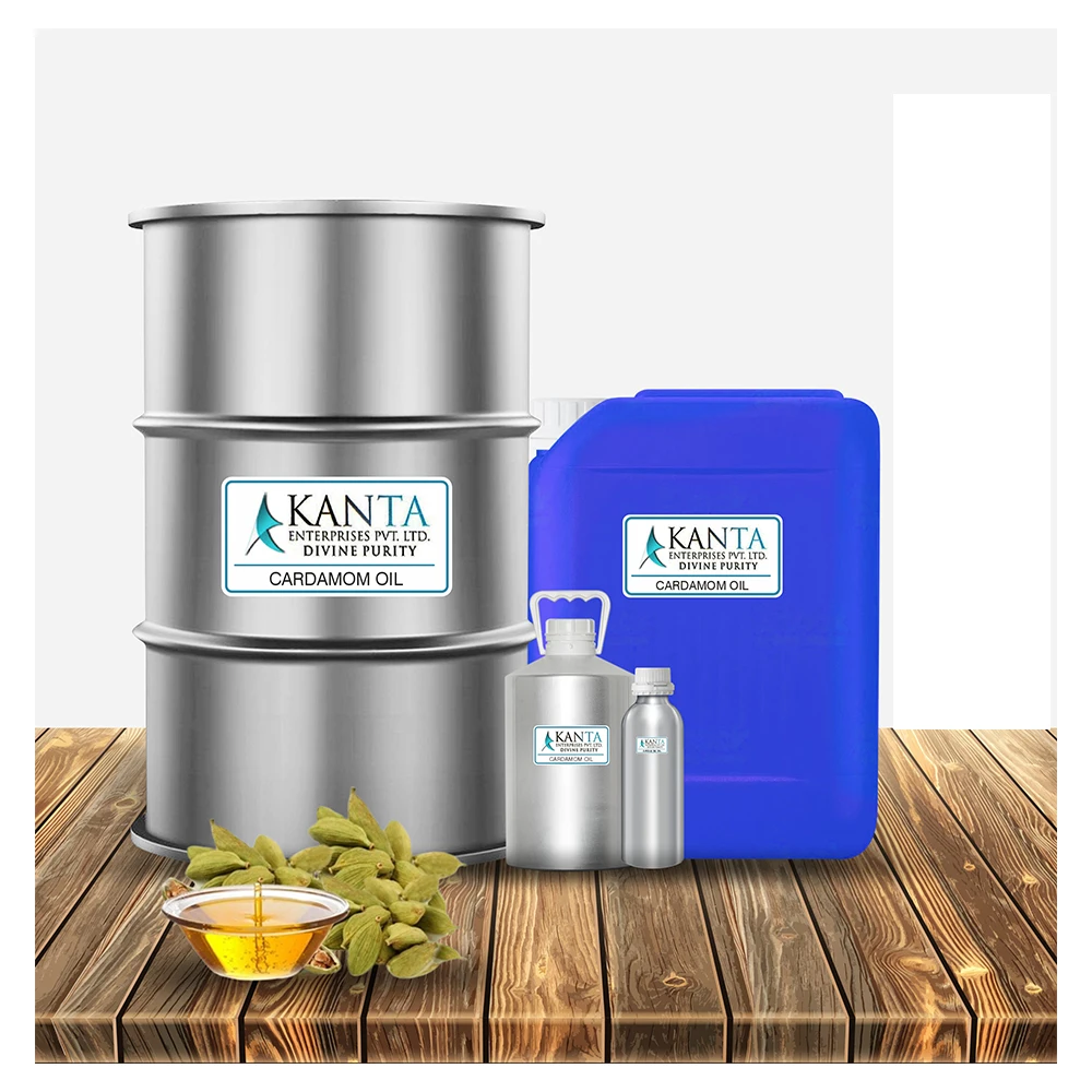 Pure 100% Natural Organic Cardamom Essential Oil from Trusted Manufacturer for body healthy