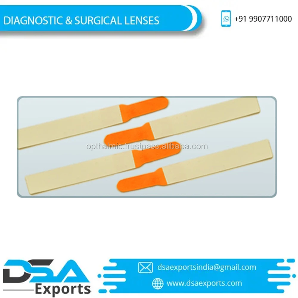 Best Quality Medical Sodium Fluorescein Ophthalmic Strips For Dry Eye Syndrome Test At Best Price