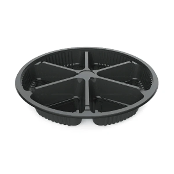 Подносы для вечеринок и общественного питания, 3300 мл, 6 отделений, пластиковая коробка для мероприятий, контейнер для еды на вынос по лучшей цене