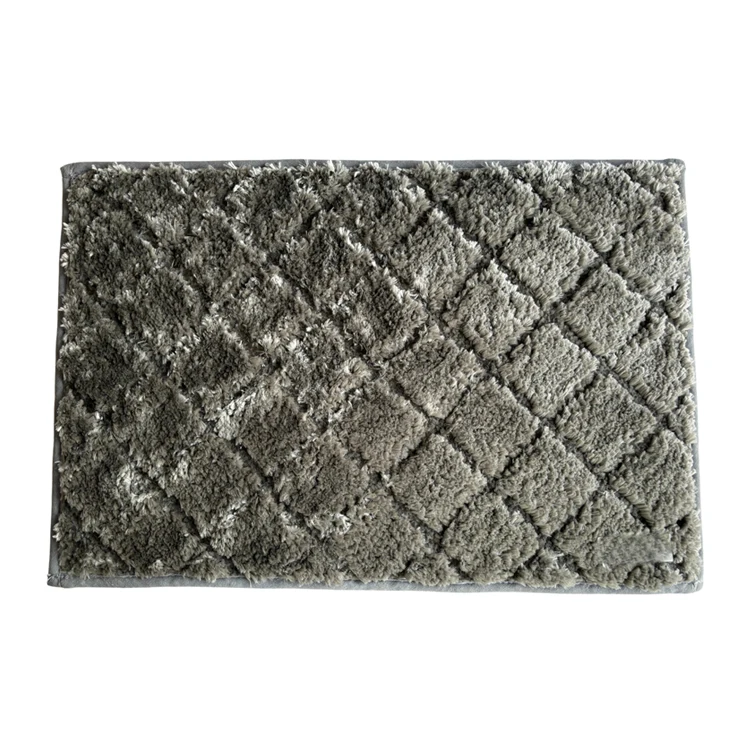 Easy to Clean & Maintain Soft Feel Bath Mats Supplier of Good Quality 100% Polyester Material Solid Pattern Bath Mat