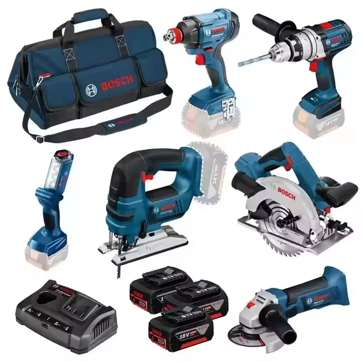 Boschs_ 20v 6 0-Ah-Li-ion Аккумуляторный 15-штучный комбо комплект электроинструментов доступен в наличии!