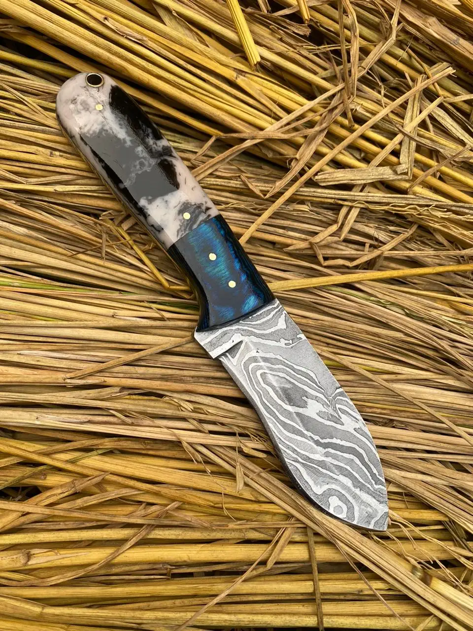 Высококачественные охотничьи ножи из углеродистой дамасской стали с фиксированным лезвием ручной работы охотничий нож для выживания на открытом воздухе деревянной ручкой