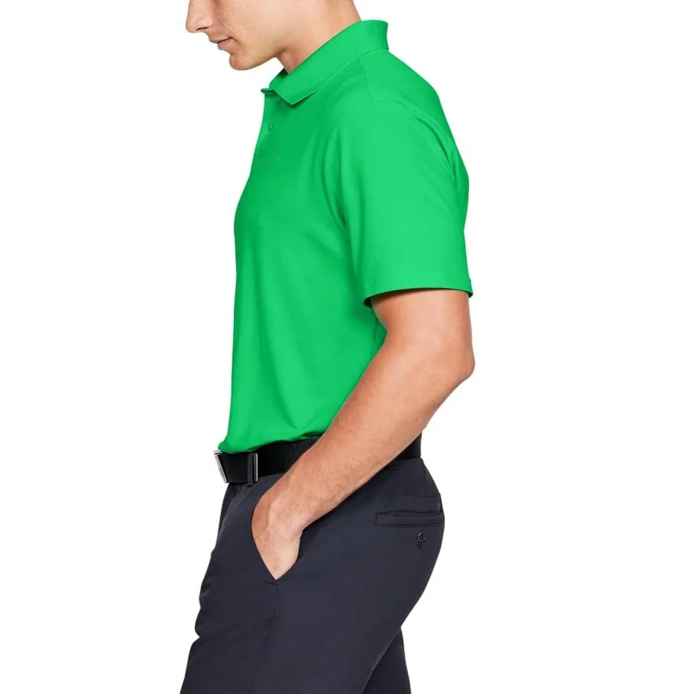 Мужская рубашка-поло для гольфа Импортная мягкая гладкая из 100% хлопка с текстурированной текстурой защитой от вмятин хорошее качество