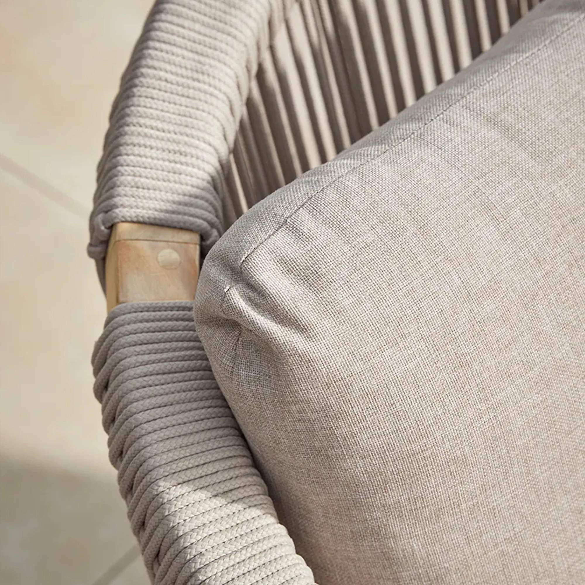 Outdoor Garden Sofa Sets Wooden Furniture Teak Patio Lounge Set - Olie