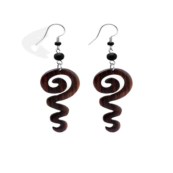 Wholesale Handmade Wooden Earrings Fashion For Women