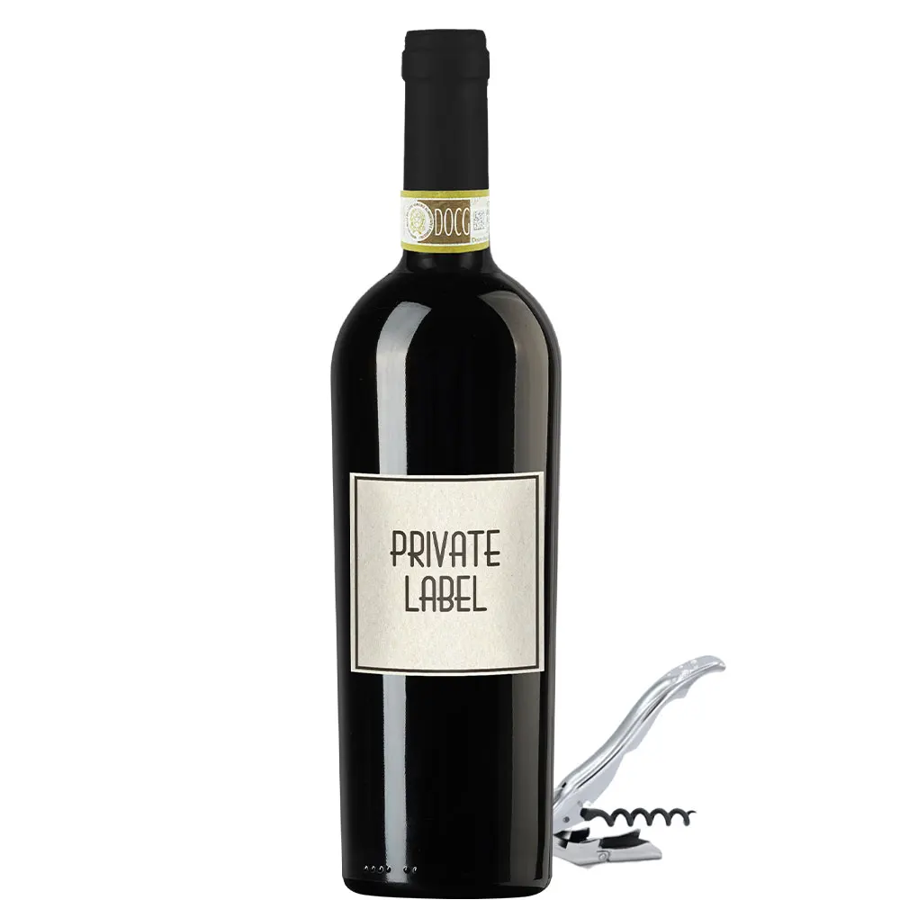 Barbera DOCG red wine personalized label corporate restaurant hotel gadget ideas Christmas gifts merchandising