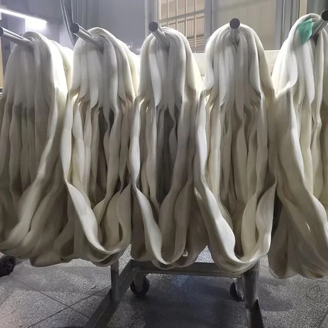 China 100% mulberry raw Silk Yarn 20/22D 4A 5A  factory price silk yarn manufacturer