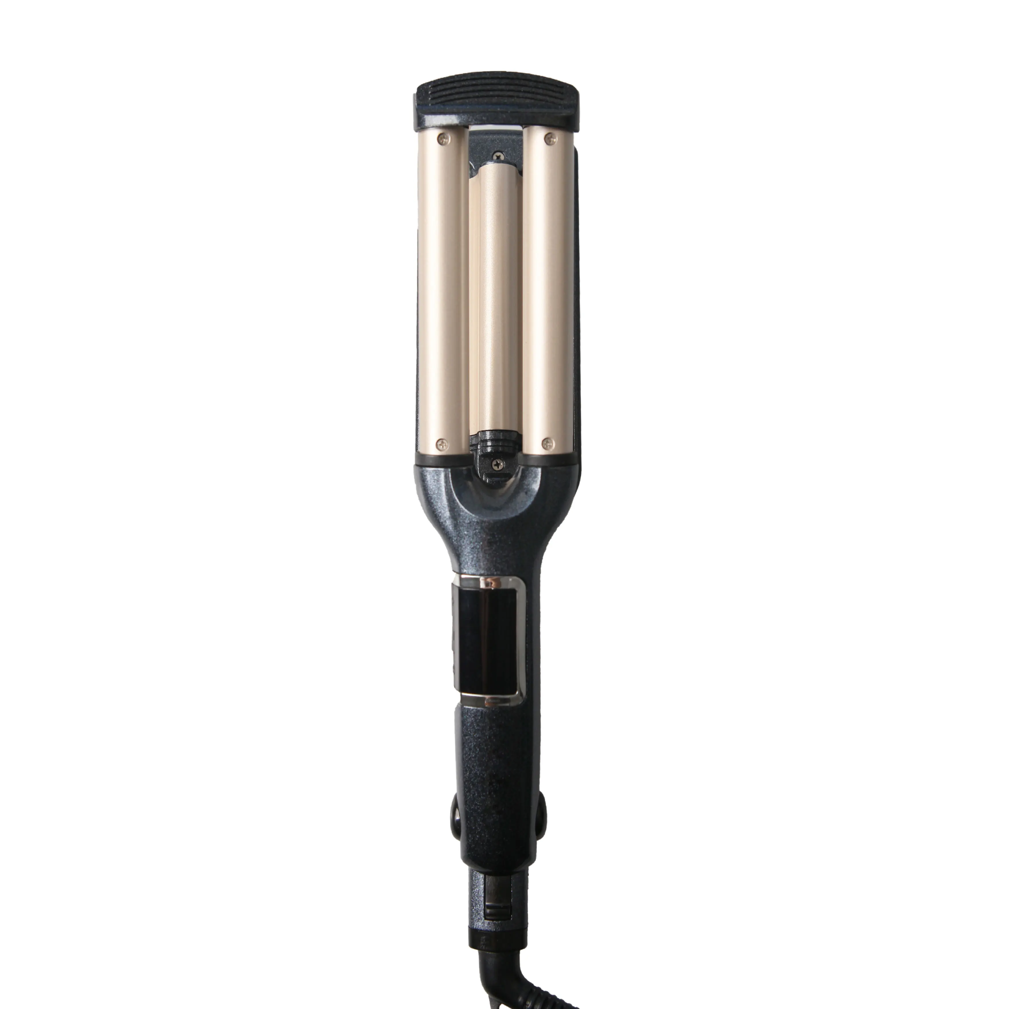 New Style Multiple Fast Ptc Heating Titanium Coated Plate Plamcha De Pelo Rizador 2 En 1