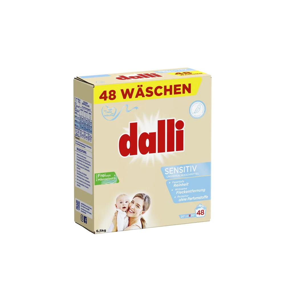 Dalli 3.12kg Washing Powder Optimal Cleaning for Medium Loads