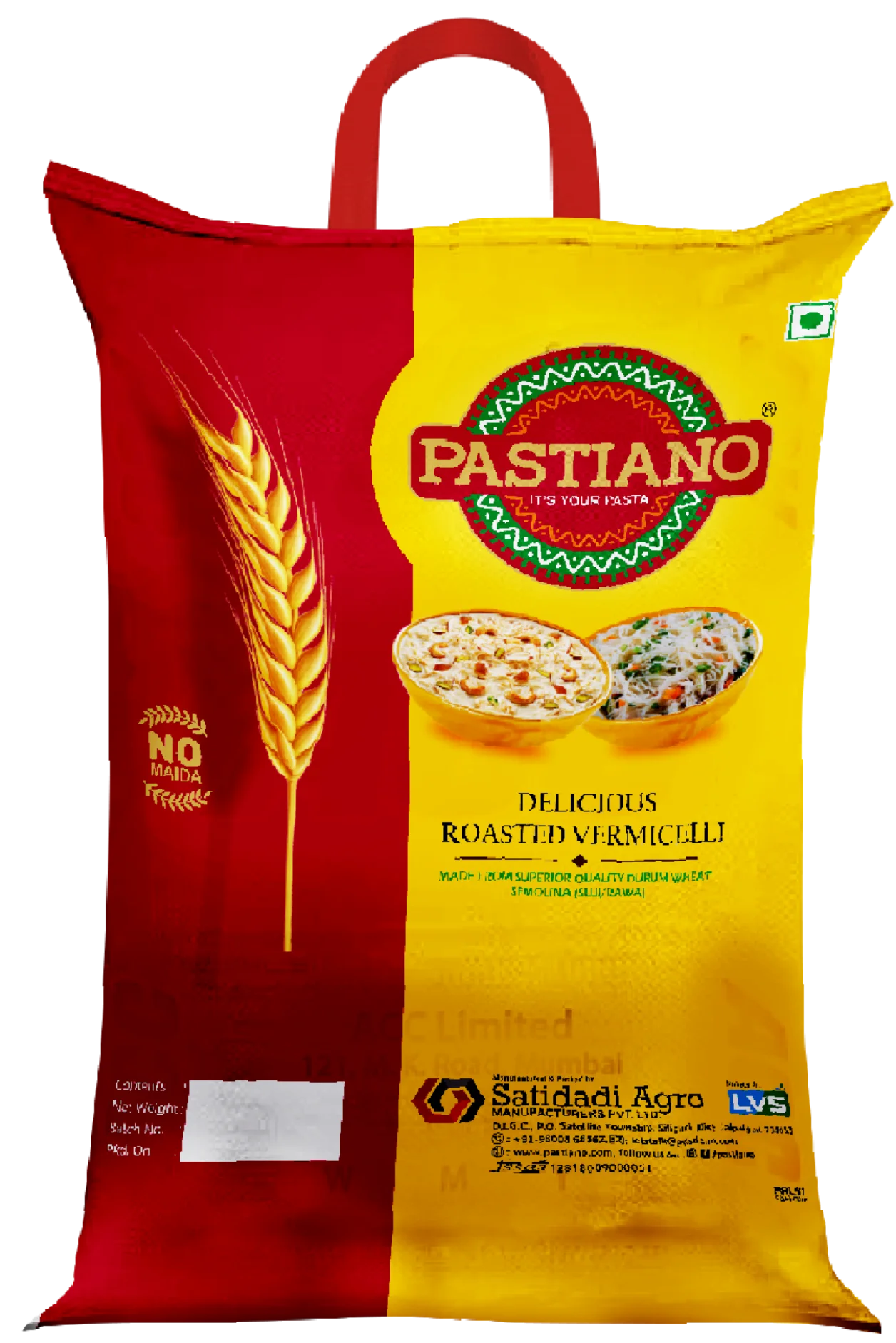 Normal Wheat Semolina Vermicelli Italian Pasta Premium Quality And Taste - 90 g Packets Chain Hot Sale Plain vermicelli