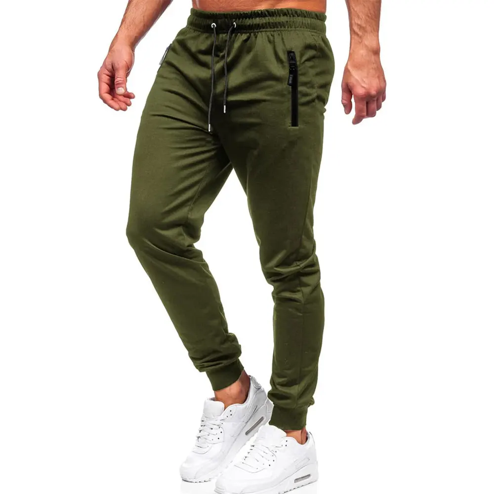 best selling custom logo sports jogger sweatpants 100% cotton workout drawstring waist jogger pants for men