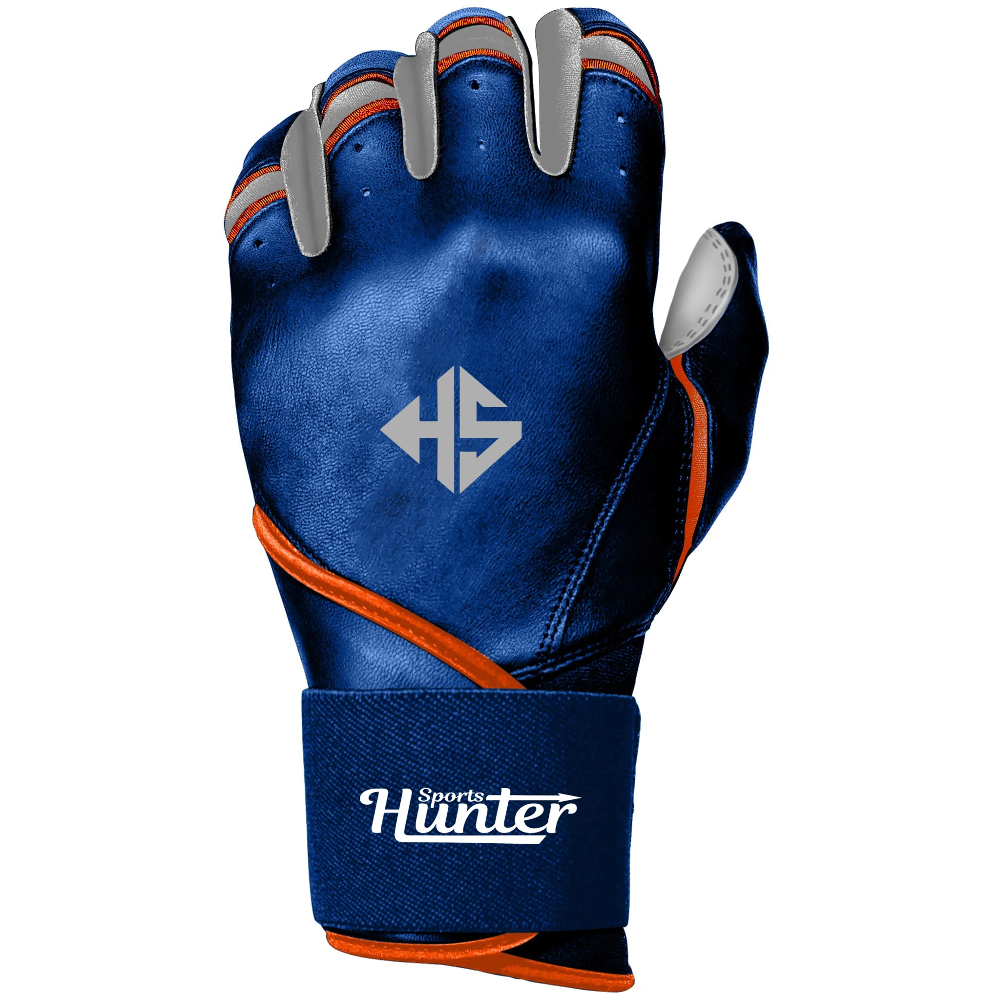 Professional Long Cuff Goatskin Digital Leather Baseball Batting Gloves Professional Unisex Softball Batting Gloves