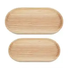 India  Supplier Chat now Compare Ad    Wholesale Food Grade Home Decor Vintage Oval Shape Acacia Serving Wooden Tray For Food