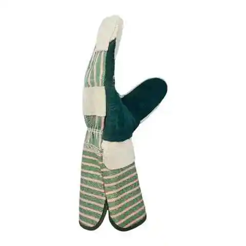 Lowest Prices Working Gloves In Cow Split Leather / Factory Direct Supplier High Quality Best Selling Working Gloves