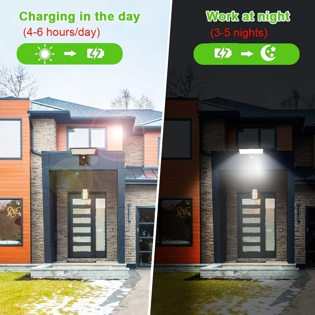 90 LED Solar Lights Motion Sensor Security Outdoor Ultra Bright Solar Wall Lights