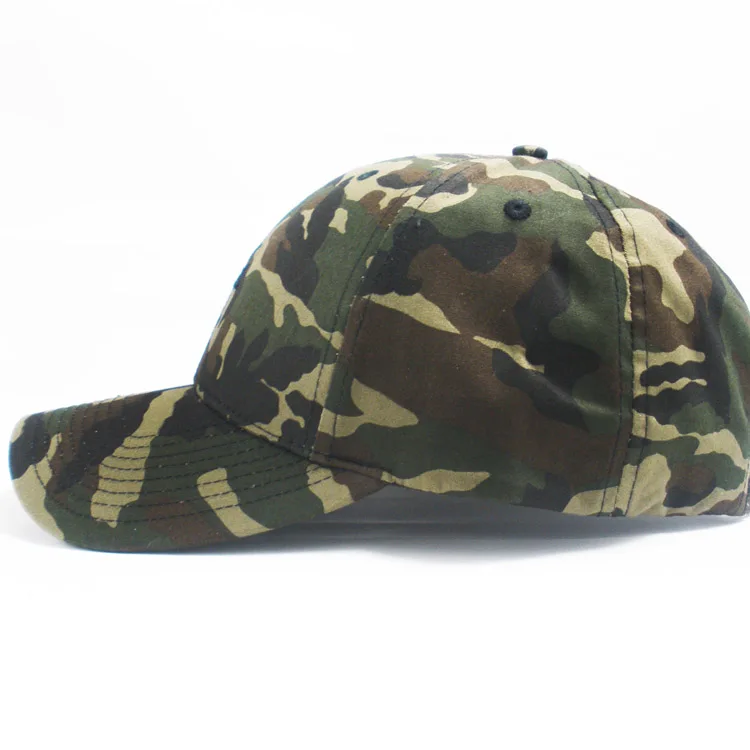 Unisex cotton pattern embroidered high quality black baseball cap