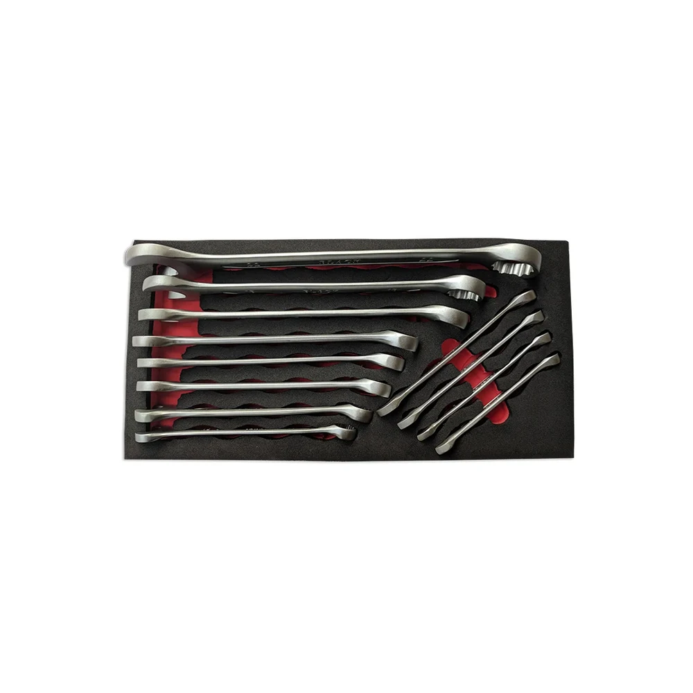 Mini Wrench Tool Keychain Metal Spanner Any Shape EVA / PU Foam Spanner Wrench Inserts Tray