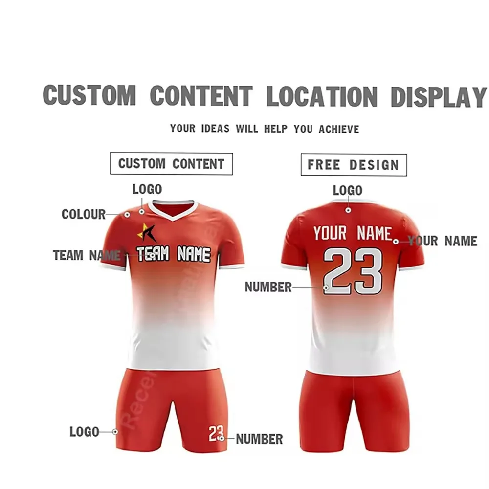 soccer uniform kit V-neck premium sublimation made in Pakistan top quality jersey custom design