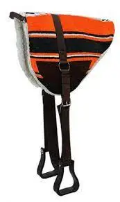 bareback pad Cotton Bareback Pad With Stirrups and Girth Large for Horse Available Multiple Color and Sizes from ERUM OVERSEAS