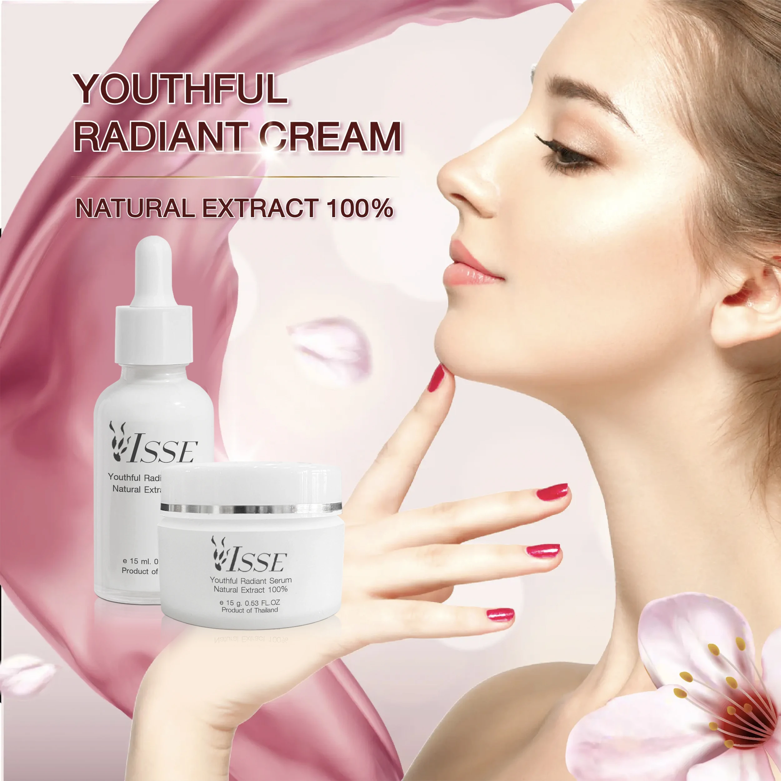 Skin Rejuvenation Skin Whitening and Anti-Wrinkle for Women Beauty Skin Care Sets 15 ml