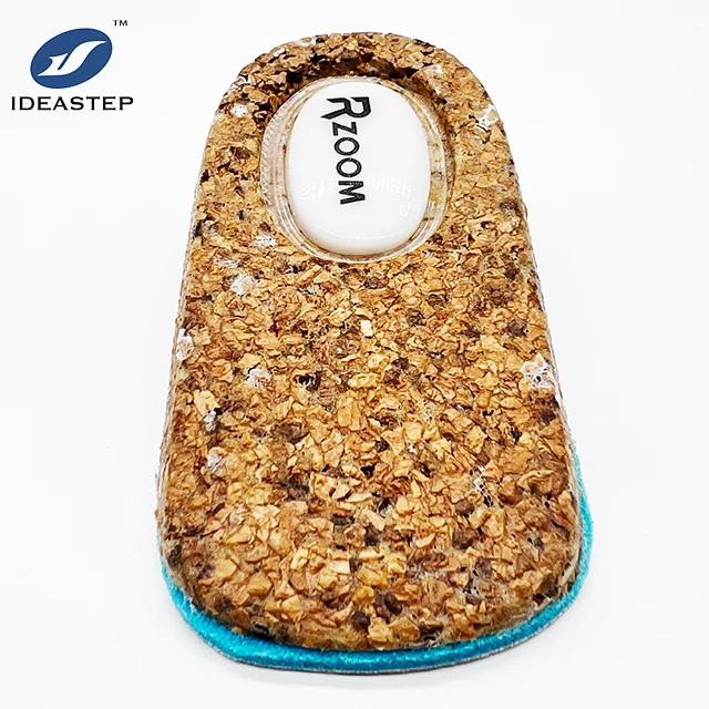 Performance nature  pads Medium orthopedic Nature Insoles Pads Heels  Floor Mat Insole And Leather Sandal Cork