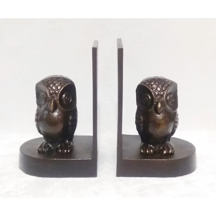 Horse-shaped Book Ends Bookshelf Student Desktop Retro Bookend Books Storage Rack Office Living Room Decoration Ornaments