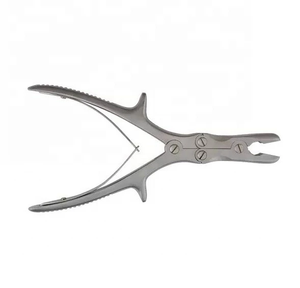 Professional High Quality Surgical Instruments Orthopaedic Double Compound Action Stainless Steel Luer Stille Bone Ronguer.