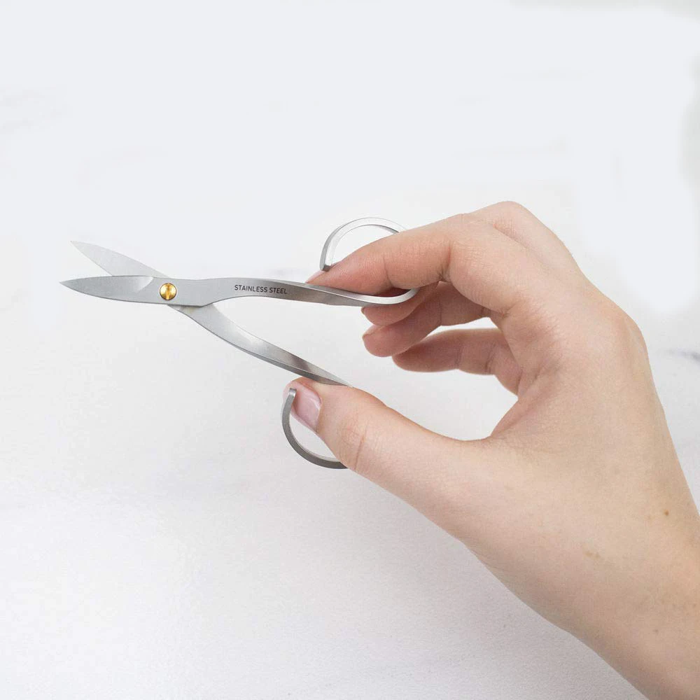 Custom Private Logo Professional Nail Cuticle Scissors Stainless Steel Cuticle Manicure Nail Cutting Scissor