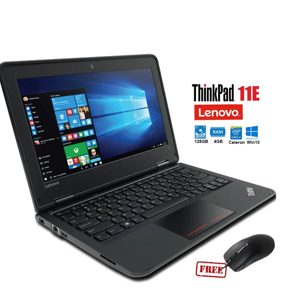 For Lenovo Thinkpad 11e 4GB RAM 128GB SSD Celeron N2940 Core 3rd Gen 11.6 inch refurbished laptops