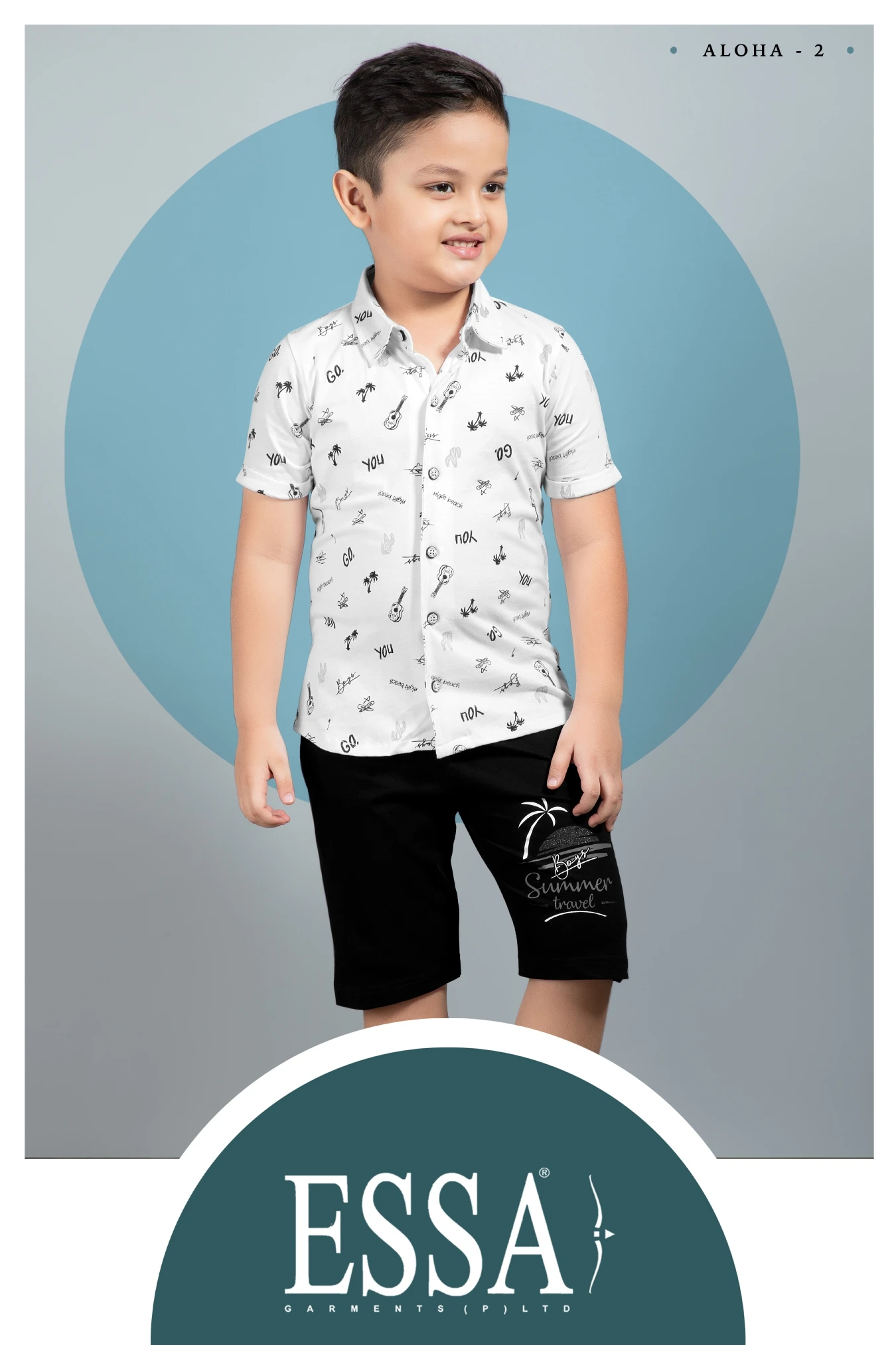 New Arrival Short Sleeves Pent Shirt for Boys T Shirt with Printing Process Baby Boy Clothes T Shirts from India