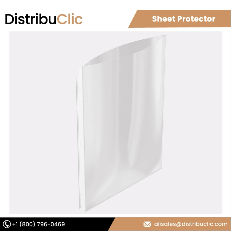 Best Waterproof A4 Crystal Clear Highest Quality Wholesale Supply 3 Hole Punched Document Storage Sheet Protector for Sale