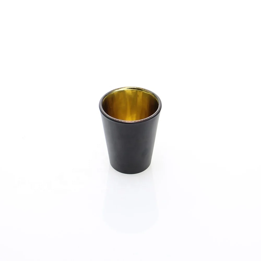 Glass Tequila Shot Glasses Business Gifts Machine Soda-lime Whiskey Glass Modern Wine Matte Black Made +matte Black 60 Ml CN;SHA