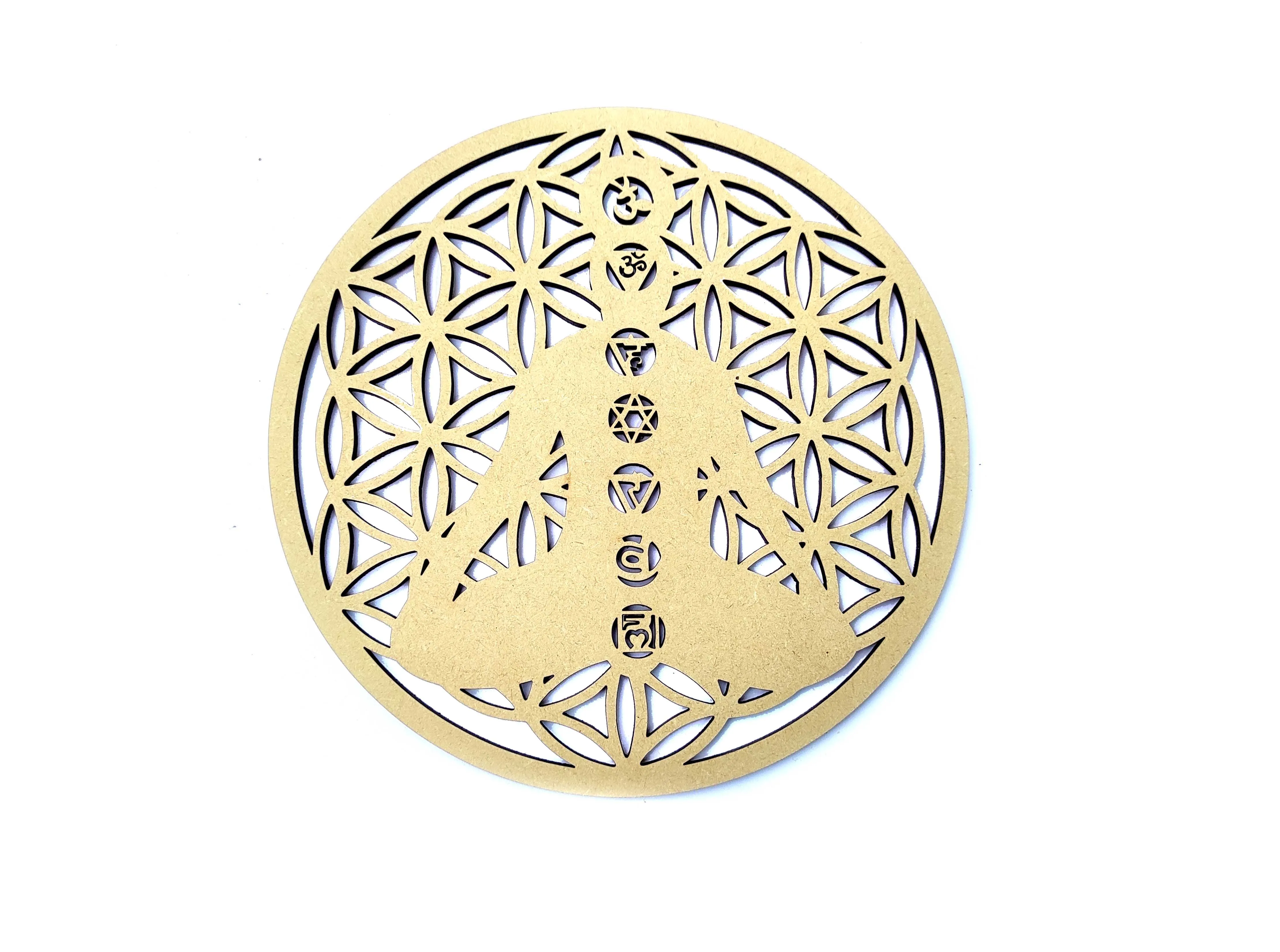 Metatron Cube Wood Laser carved Sacred Geometry for Spiritual Mythological Religious Healing Purpose sage mystics Universe God